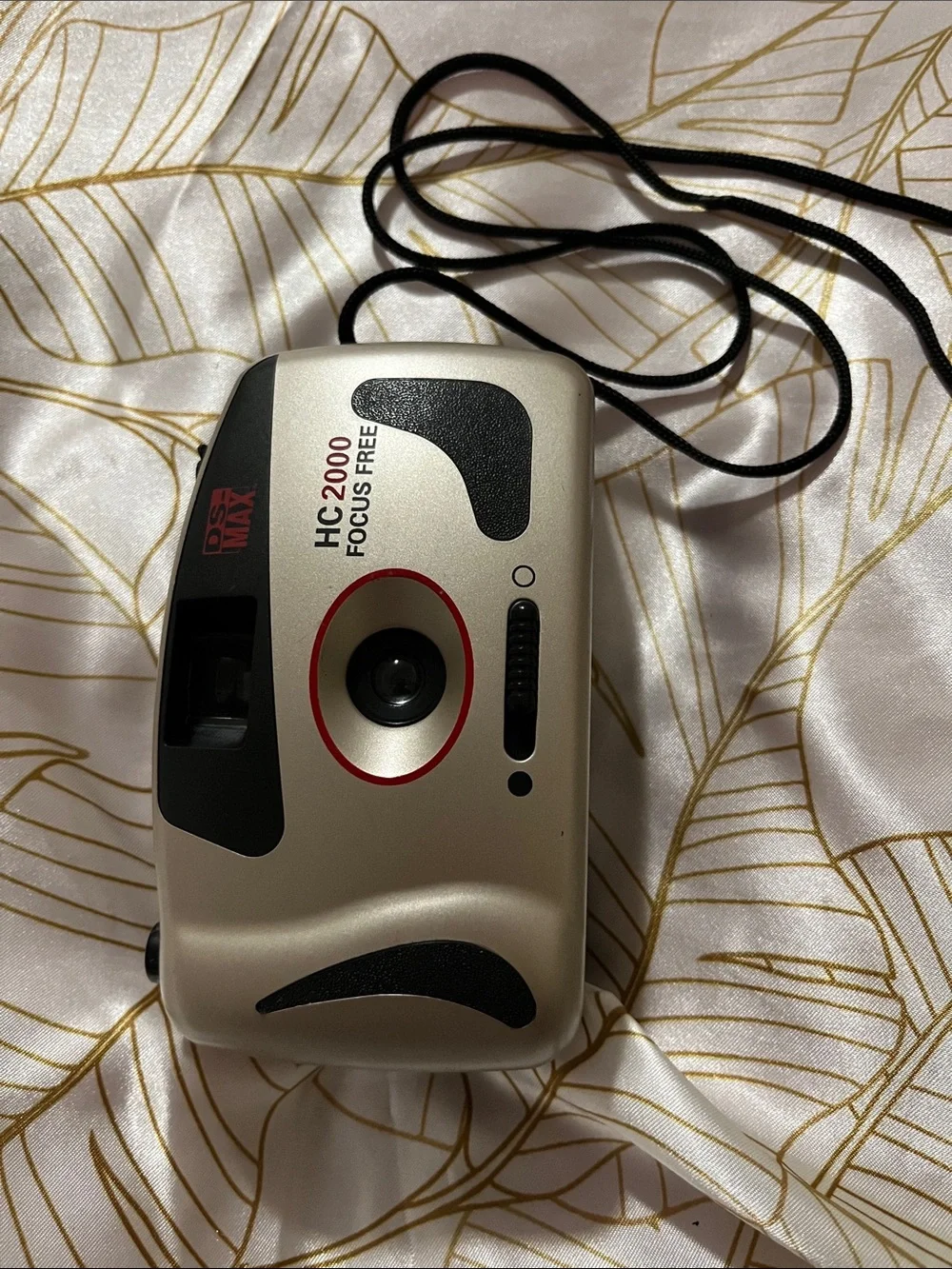 Watters Silver, Black and Red HC2000 Focus-Free Film Camera